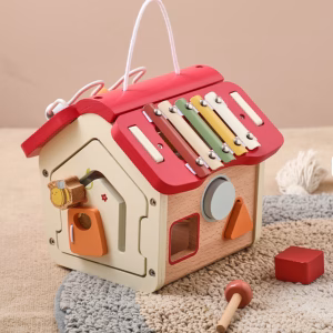 Montessori fejlesztő játék - házikó