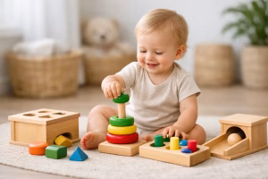 Montessori játék babáknak 1 éves kortól
