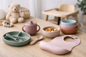 Szilikon baba étkészlet készlet választása