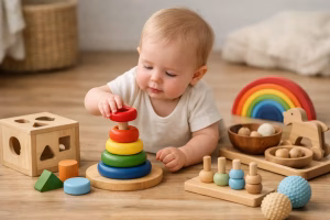Montessori fejlesztő játékok babáknak